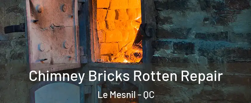 Chimney Bricks Rotten Repair Le Mesnil - QC