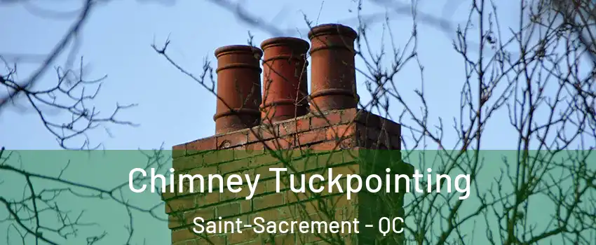  Chimney Tuckpointing Saint-Sacrement - QC