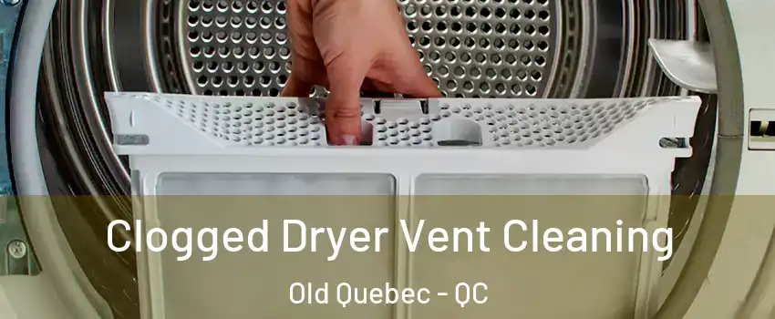  Clogged Dryer Vent Cleaning Old Quebec - QC