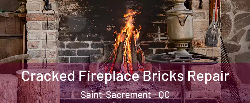 Cracked Fireplace Bricks Repair Saint-Sacrement - QC
