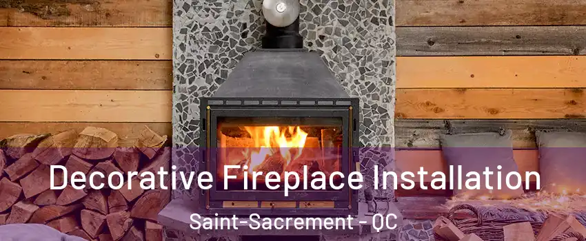  Decorative Fireplace Installation Saint-Sacrement - QC