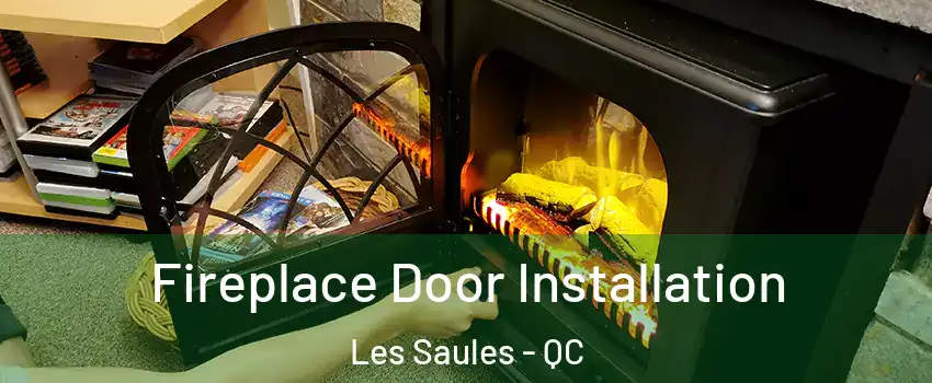 Fireplace Door Installation Les Saules - QC
