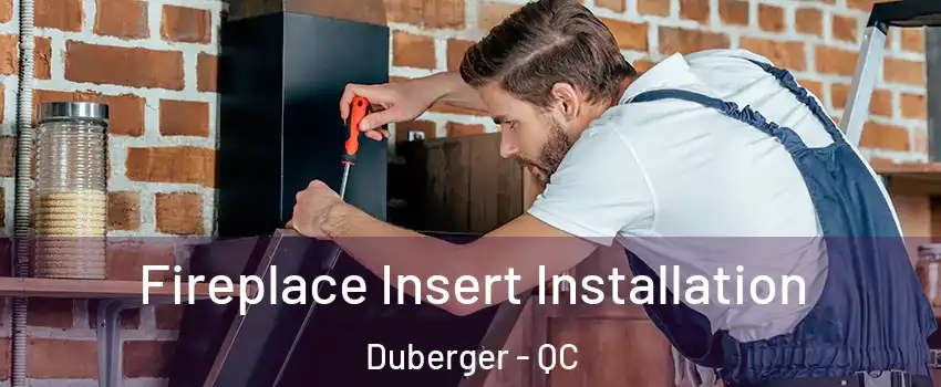 Fireplace Insert Installation Duberger - QC