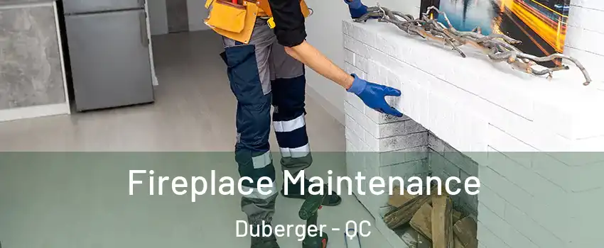 Fireplace Maintenance Duberger - QC