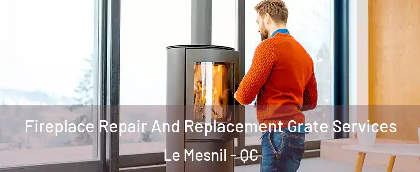  Fireplace Repair And Replacement Grate Services Le Mesnil - QC