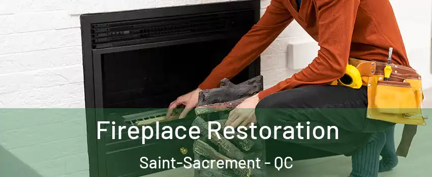  Fireplace Restoration Saint-Sacrement - QC