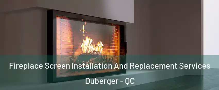  Fireplace Screen Installation And Replacement Services Duberger - QC