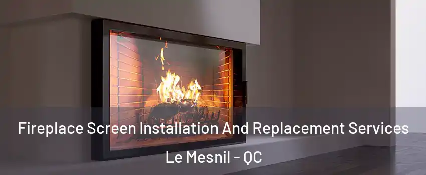  Fireplace Screen Installation And Replacement Services Le Mesnil - QC