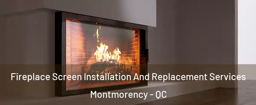 Fireplace Screen Installation And Replacement Services Montmorency - QC