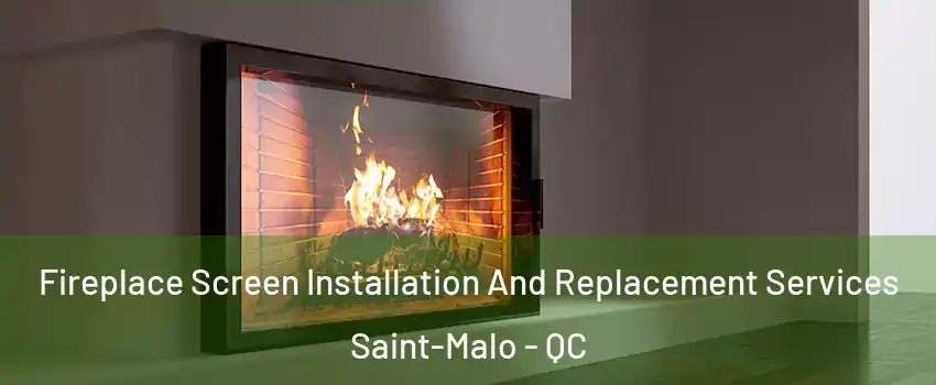  Fireplace Screen Installation And Replacement Services Saint-Malo - QC