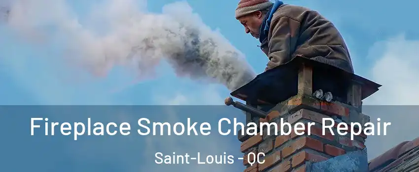  Fireplace Smoke Chamber Repair Saint-Louis - QC