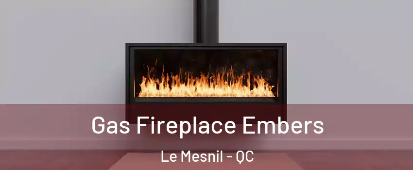  Gas Fireplace Embers Le Mesnil - QC