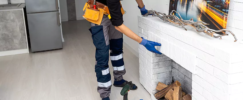 Outdoor Fireplace Restoration in Quebec City, Quebec