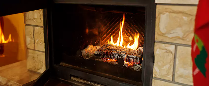 Commercial Prefabricated Fireplace Replacement in Quebec City, Quebec