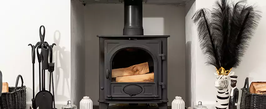 Thelin Hearth Products Providence Pellet Insert Fireplace Installation in Quebec City, QC