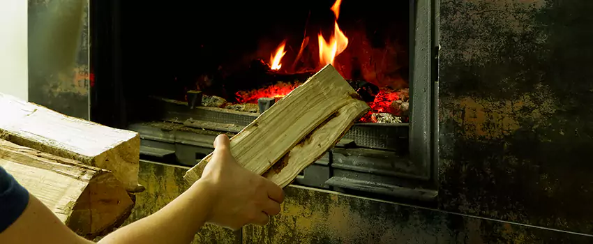 Wood Stove Heat Resistant Wall Repair in Quebec City, Quebec