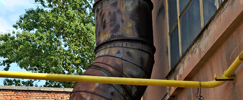 Lightning Protection Installation System for Industrial Chimneys in Quebec City, Quebec