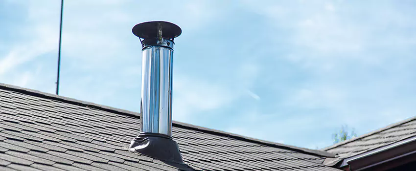 Outdoor Metal Chimney Installation in Quebec City, Quebec