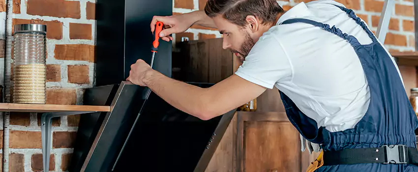 Old Rusted Metal Fireplace Repair And Replacement in Quebec City, QC