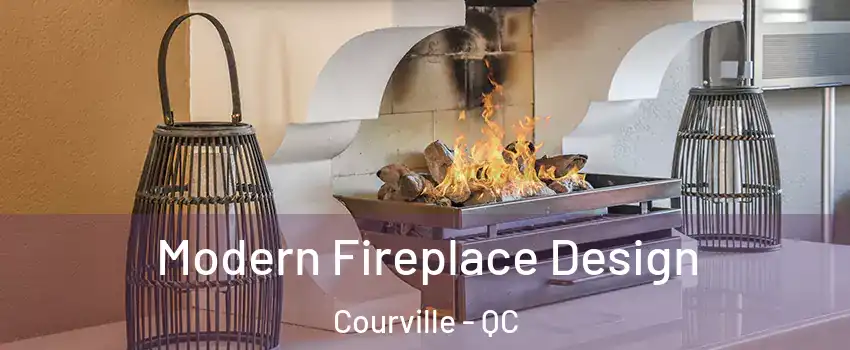  Modern Fireplace Design Courville - QC