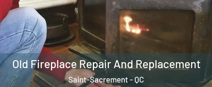  Old Fireplace Repair And Replacement Saint-Sacrement - QC