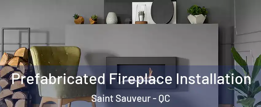Prefabricated Fireplace Installation Saint Sauveur - QC